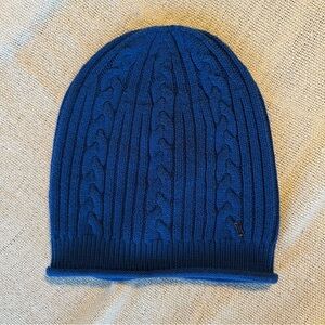 NWOT Kit and Ace Blue Knit Hat Merino Wool Blend